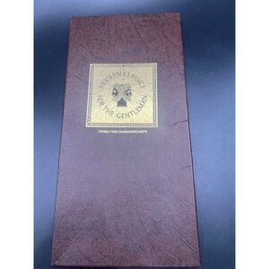 Vintage 1960's Ashear handkerchiefs 3 pcs Italian made finest cotton